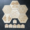 Settlers Of Catan Engraved Game Board Pieces