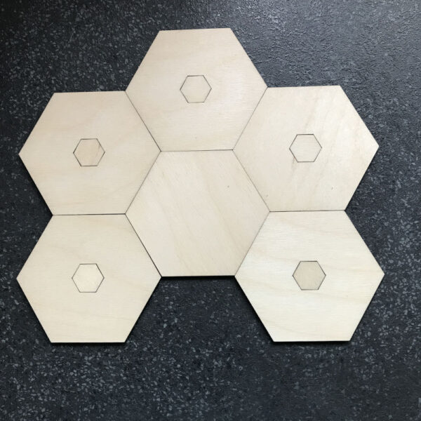 Settlers Of Catan Plain Game Board Pieces