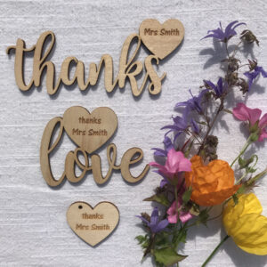 Personalised Wooden Words