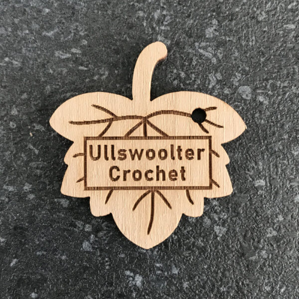 Personalised Walnut Leaf Tags