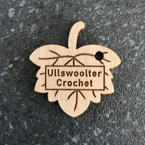 Personalised Walnut Leaf Tags