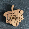Personalised Walnut Leaf Tags