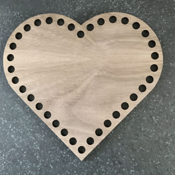 Walnut Veneer Basket Base