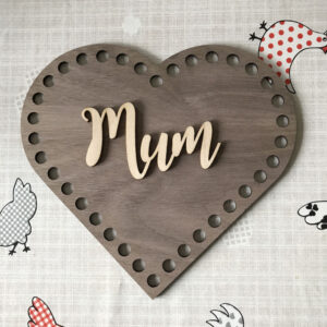 Walnut Veneer Basket Base
