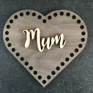 Walnut Veneer Basket Base