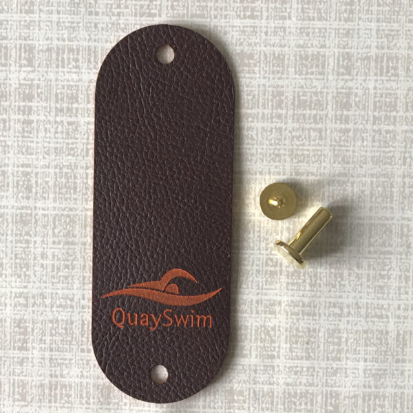Custom Leatherette Rivet Tags