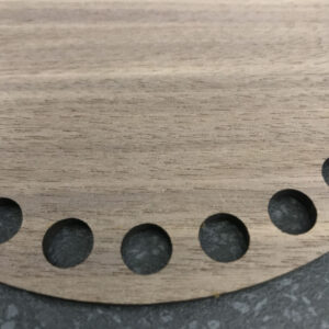 Walnut Veneer Basket Base